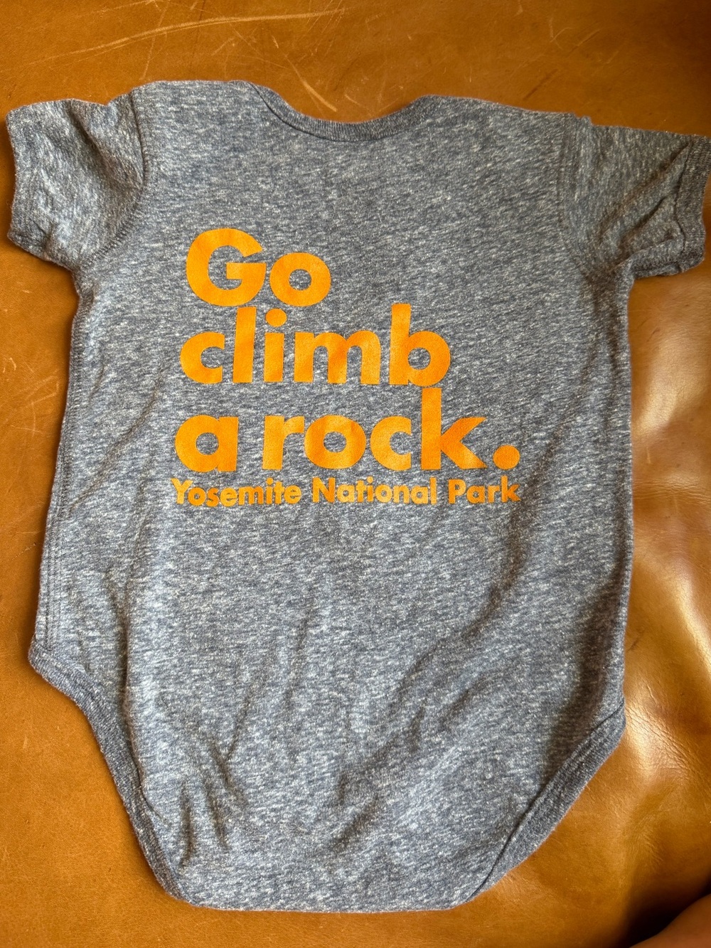 Yosemite National Park Go Climb a Rock Baby Onesie 12M